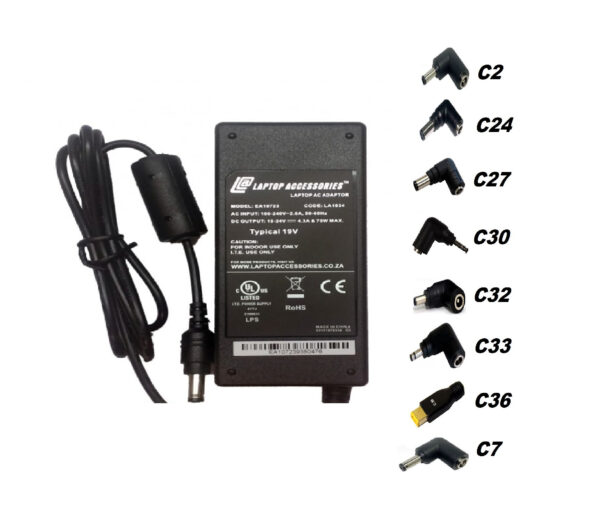 LA1934 65-Watts AC Adaptor (Includes Tip - 5.5MM*2.5MM)