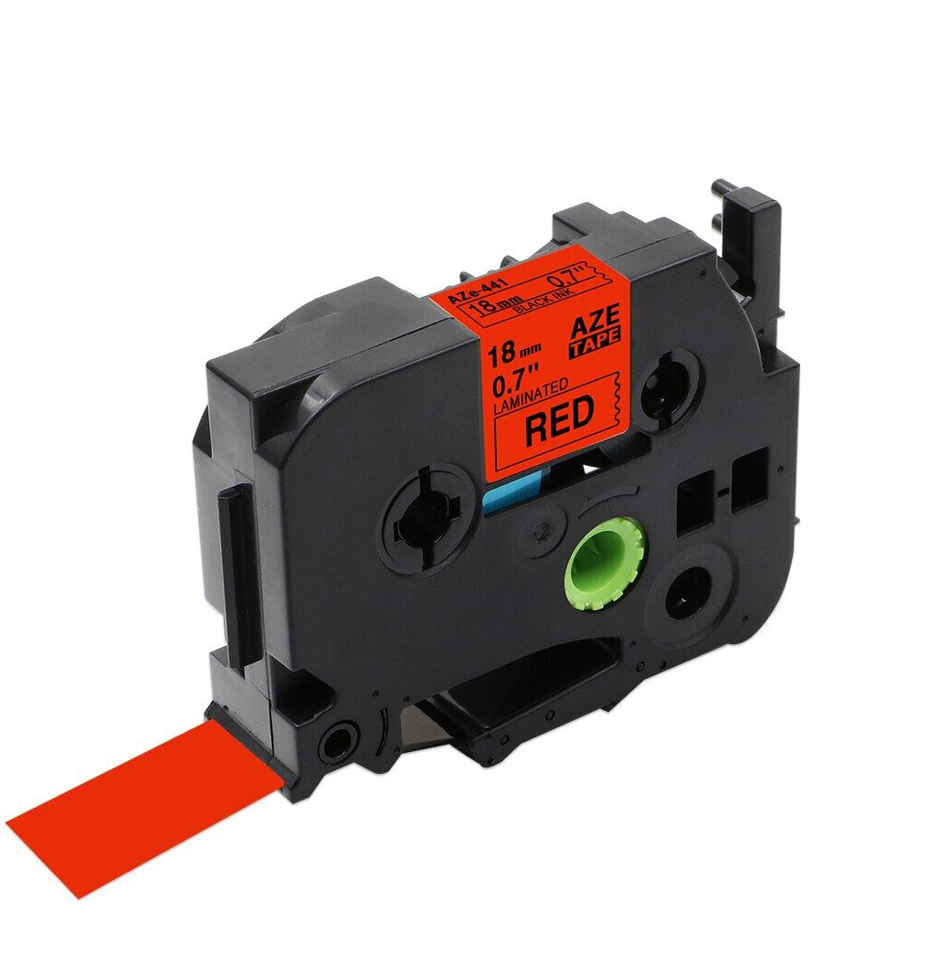 Brother TZE-241 Compatible Label Tape (Black on Red) Brother TZE-241 Compatible Label Tape (Black on Red)