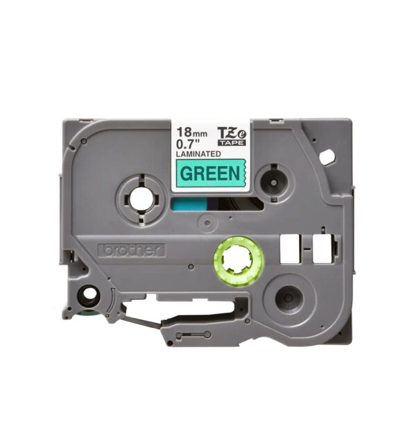 Brother TZE-741 Compatible Label Tape (Black on Green)